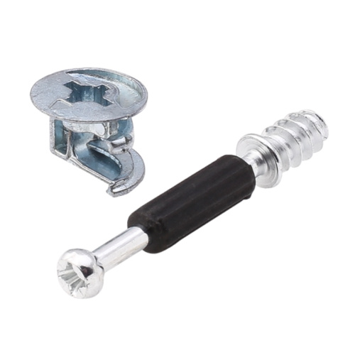  Стяжка эксцентриковая+шток с пластиком   ТриКатушки