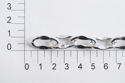  UX 011С цепь алюминий цв. nickel (упаковка 10 метров)  ТриКатушки