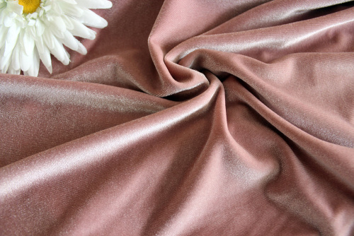  Ткань 3005 Бархат стрейч, ш.150см., №904  ТриКатушки