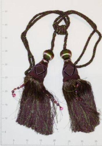  Кисть шторная двойная, G-B брусничный  ТриКатушки