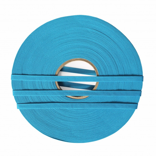  Тесьма 28069 11мм цв. бирюзовый №14 (намотка 50м)  ТриКатушки