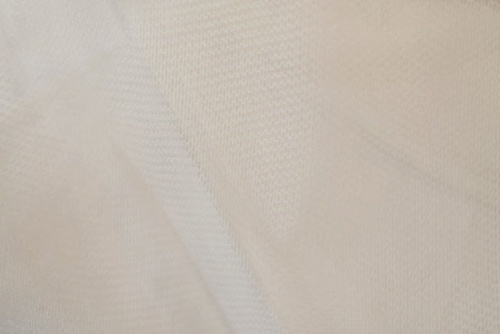  Сетка CHAN-1, жесткая (фатин), 100%-ПЭ, 22 г/м2, ш.180см, 11-0606 - молочная  ТриКатушки