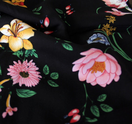  Ткань Вискоза принт арт. 2045 цв. 72  ТриКатушки