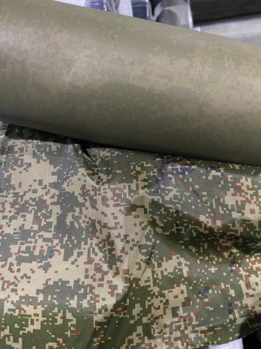  Оксфорд 240D PU1500 КАМУФЛЯЖ (КМФ) ш.150+-2 см. D5-5 Цифра зелёная  ТриКатушки