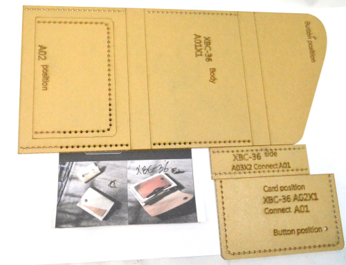  Лекало акриловое XBC-36 для кошелька ProKnopka  ТриКатушки