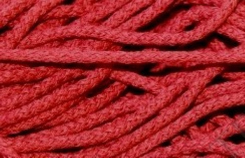  Шнур хлопчатобумажный круглый 5 мм(уп.100 м.) цв. №043Т Бордовый  ТриКатушки