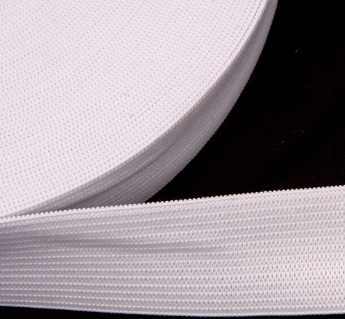  Резинка 35 мм белая C (рул 40м/кор. 1440 м)  ТриКатушки