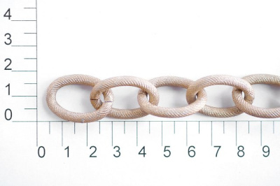  UX 013С цепь алюминий цв. dull gold (упаковка 10 метров)  ТриКатушки