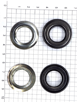  Люверсы №31 17 мм сталь черный никель (уп 10 шт) "Proknopka"  ТриКатушки