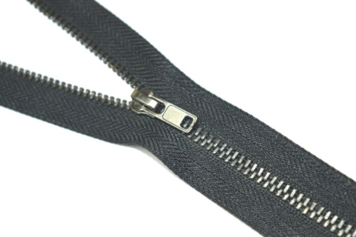  Молния Металл Т4 джинс 18 см №322 чер окс, (уп.100)  ТриКатушки