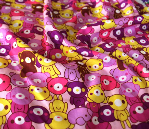  Ткань 2113 Шёлк искуственный ПРИНТ № 8  ТриКатушки