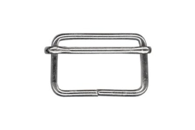  Пряжка регулировочная 25 мм цв. Никель (уп. 500шт.)  ТриКатушки