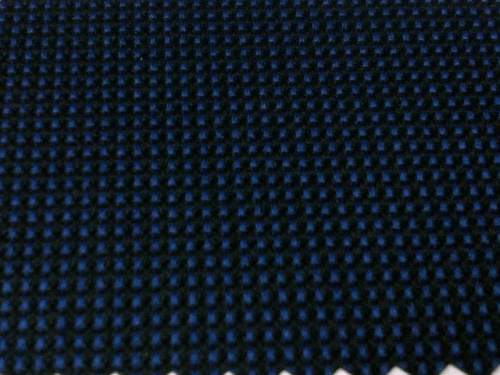  Ткань Oxford 600D ПВХ Тутон, цв. 227/322 синий/черный  ТриКатушки