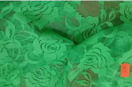  Гипюр стрейч 5008 ш.150см.,пл.130г/м., №601 салатовый  ТриКатушки