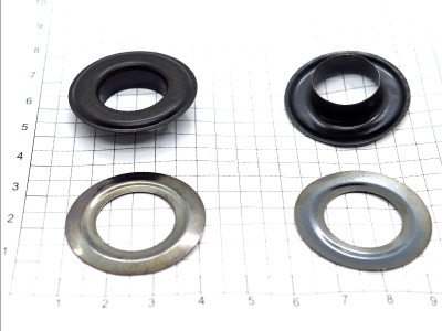  Люверсы №31 17 мм сталь оксид (уп 10 шт) "Proknopka"  ТриКатушки