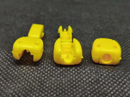  Концевик для шнура (Крокодильчик) 27101Н цв. Желтый (уп.50/500 шт)  ТриКатушки