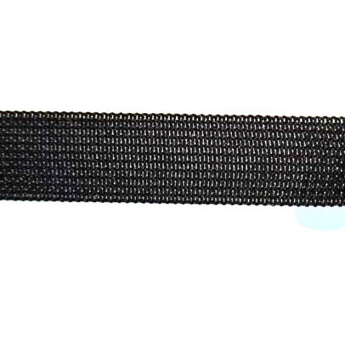  Резинка вязанная 20мм, цв. черный, уп. 25м  ТриКатушки