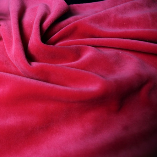  Бархат-велюр стрейч арт.3019 цв.212 розовый  ТриКатушки