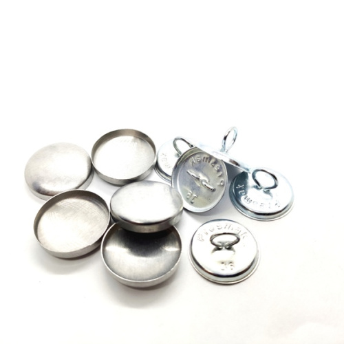  Заготовка для обтяжки пуговиц №36 (23мм) СТАЛЬ с УВЕЛИЧЕННЫМ ушком PR-KT 36 (уп 500шт)  ТриКатушки