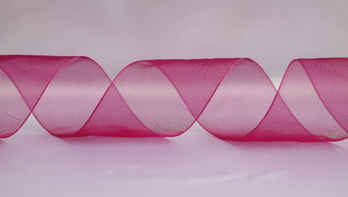  1026 Лента органза 50мм (намотка 50 ярдов = 45 метров)  ТриКатушки