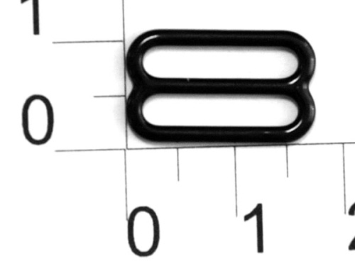  1508В черный Регулятор металл крашенный 15мм (упаковка 1000 штук)  ТриКатушки