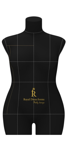  Портновский манекен Monica, Женский, р.54, цв. Черный, на подставке "Милан"  ТриКатушки