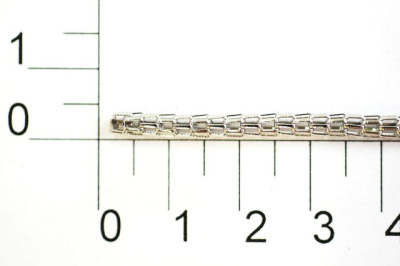  UX 0005СI цепь металл цв. nickel (упаковка 10 метров)  ТриКатушки
