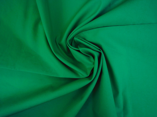  Ткань 2092 Поплин плательный цв. 603 зеленый  ТриКатушки