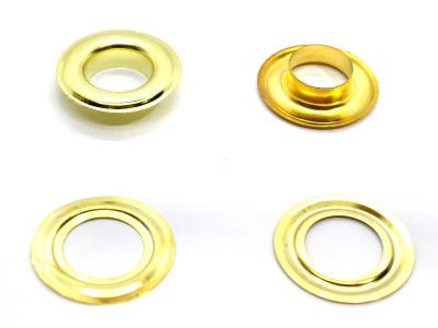  Люверсы №31 17 мм сталь золото (уп 10шт) "Proknopka"  ТриКатушки