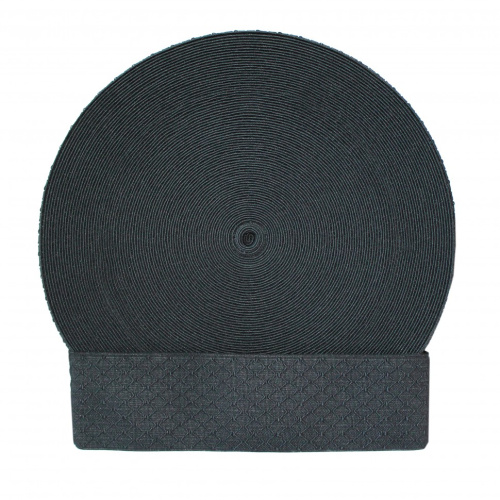  Резинка 39668 EkoflexТканая 60мм Support "Ромб" (25м) цв. черный  ТриКатушки