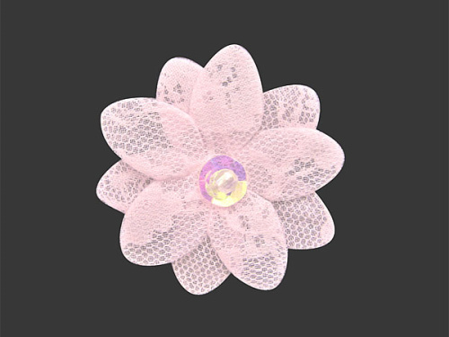  013 F пришивной элемент (упаковка 50 штук) розовый  ТриКатушки