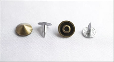  072-F антик Хольнитены декоративные "металл" d=9мм (упаковка 500 штук)  ТриКатушки