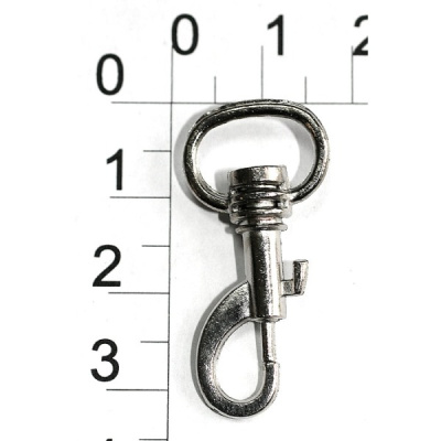 0005 никель Карабин металлический 8*27мм (упаковка 100 штук)