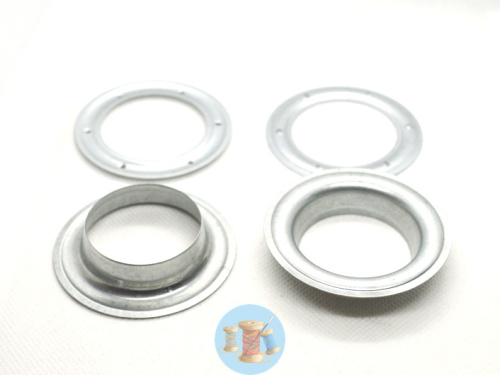  Розн.уп.Люверсы 40 мм оцинкованные (уп.10 шт)  ТриКатушки