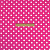 Ткань Кашибо горох 1,2см розовый/белый арт. 5053