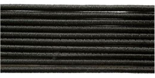  Резинка шляпная МН 2мм цв.№ черный (144yrd/131,6 метра)  ТриКатушки