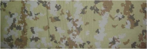  Ткань Т/С 120г/м2 КАМУФЛЯЖ (военка) ш.150+-2 см. 65ПЭ/35ХЛ ВО D7 ФСБ тёмный  ТриКатушки