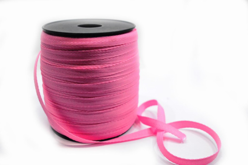  Лента киперная 10 мм. 100% п/э цв. 778/250 м Розовый  ТриКатушки