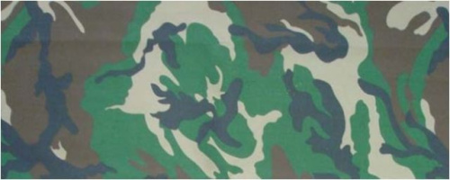  Ткань Т/С 130г/м2 КАМУФЛЯЖ ACTIVE ш.150+-2 см. 65ПЭ/35ХЛ ВО S4-2 Зелёный нато  ТриКатушки