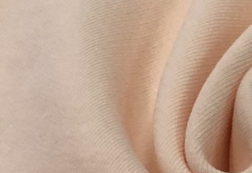  Ткань Футер 3-х нитка г/к с начесом 320гр.кв.м, 67% Хб+33% ПЭ, пенье, цв. Крем  ТриКатушки