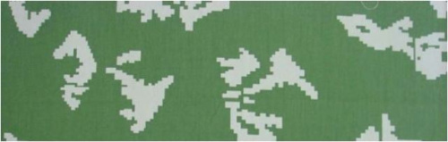  Ткань Т/С 130г/м2 КАМУФЛЯЖ ACTIVE ш.150+-2 см. 65ПЭ/35ХЛ ВО C55-2 Пограничник серебрянный  ТриКатушки