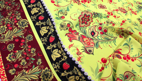  Габардин принт арт 1010 цв 17э , Плотность 270г/м.пог, ширина 150 см, состав 100% ПЭ  ТриКатушки