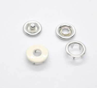  Кнопка трикотажная (бублик) 9,5 мм, цв.306 бежевый /1440 шт  ТриКатушки