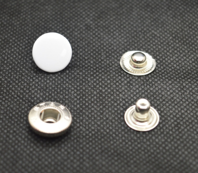  Кнопка Альфа 15мм сталь цв. 101/белый (уп 720 шт) Tals(Турция)  ТриКатушки