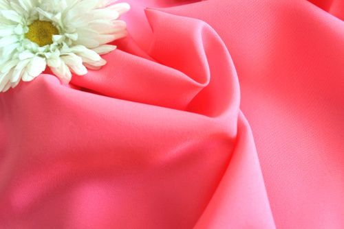  Ткань Габардин стрейч арт.1000 ,ш.150см., 270 гр/мп., №202 цв.св.розовый  ТриКатушки